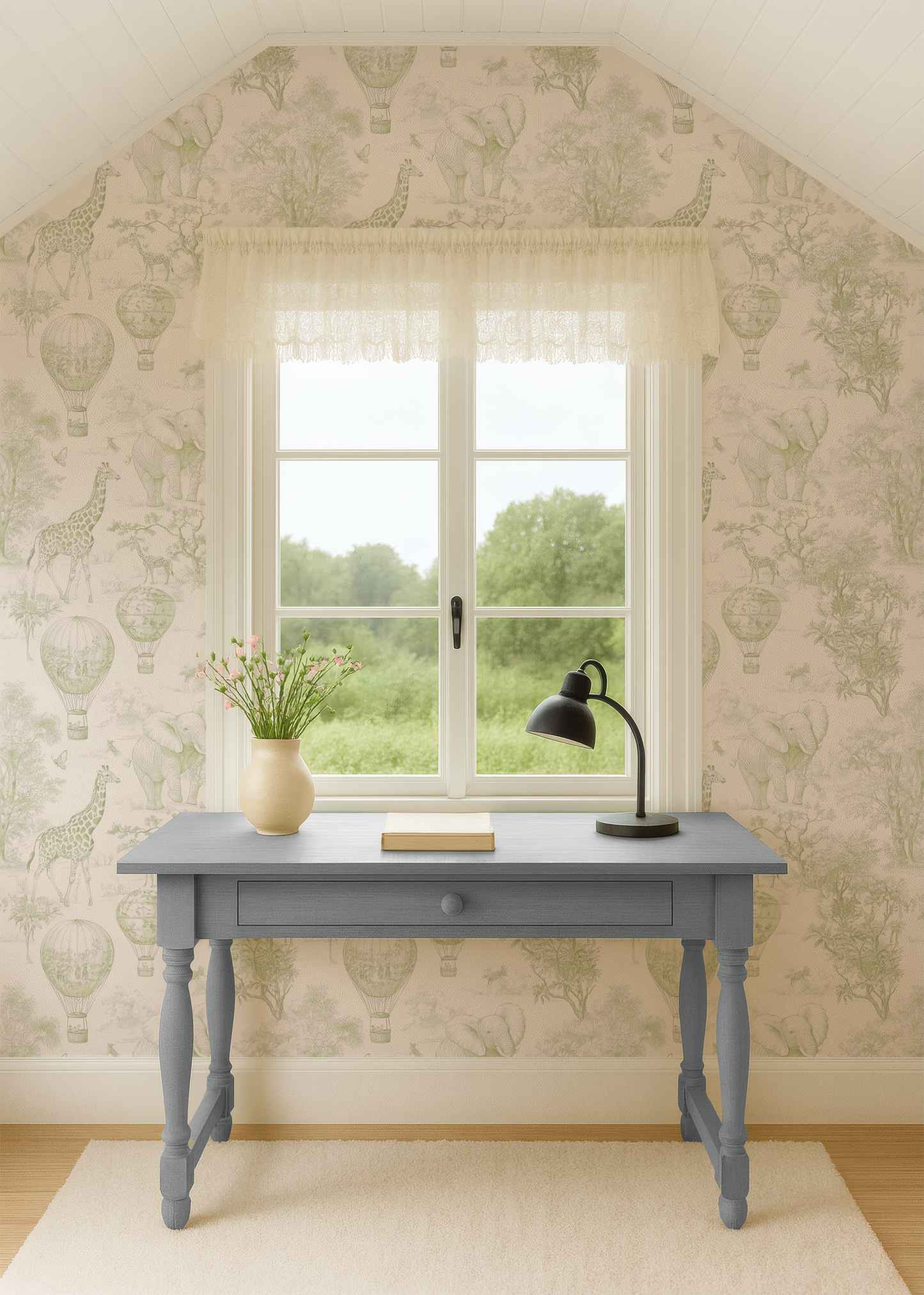 Green Jungle Toile