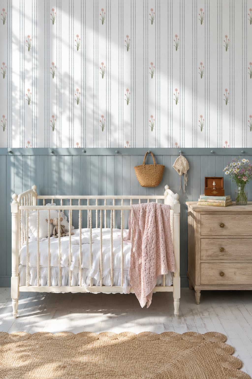 Posy & Pinstripe