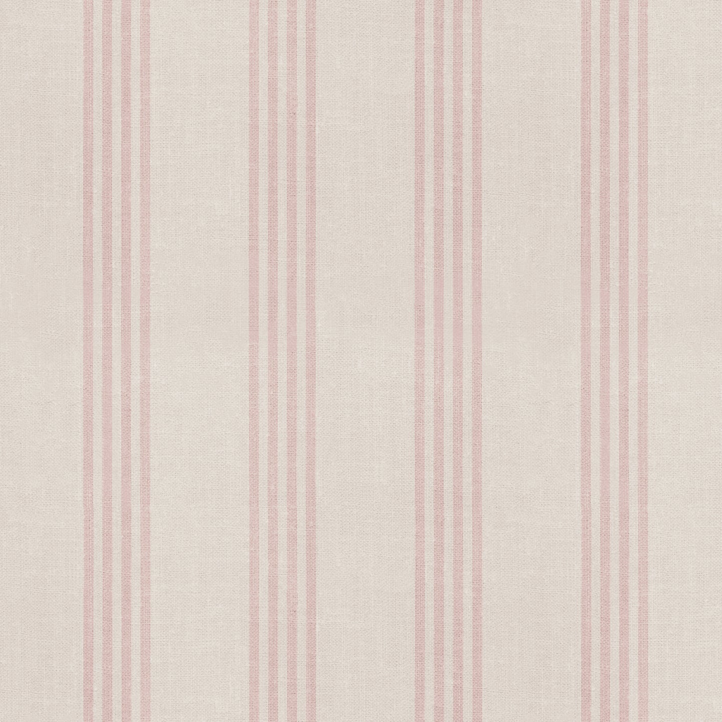 Pink Linen Stripe