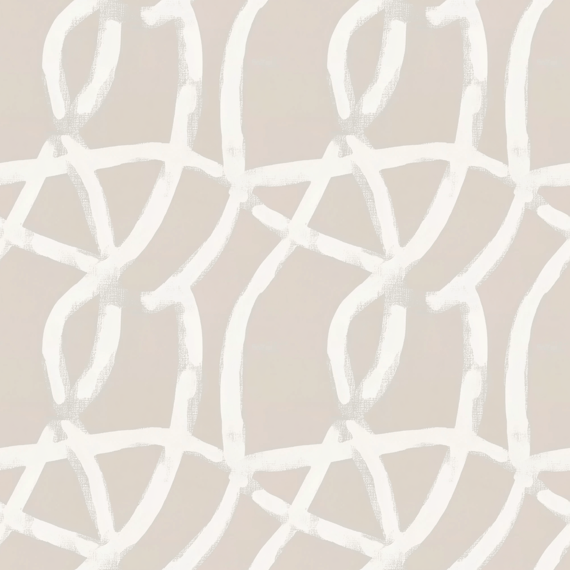 Beige White and Grey Geometric Peel and Stick Wallpaper