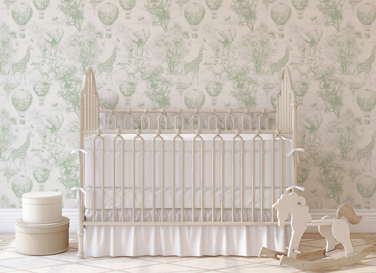 Green Jungle Toile