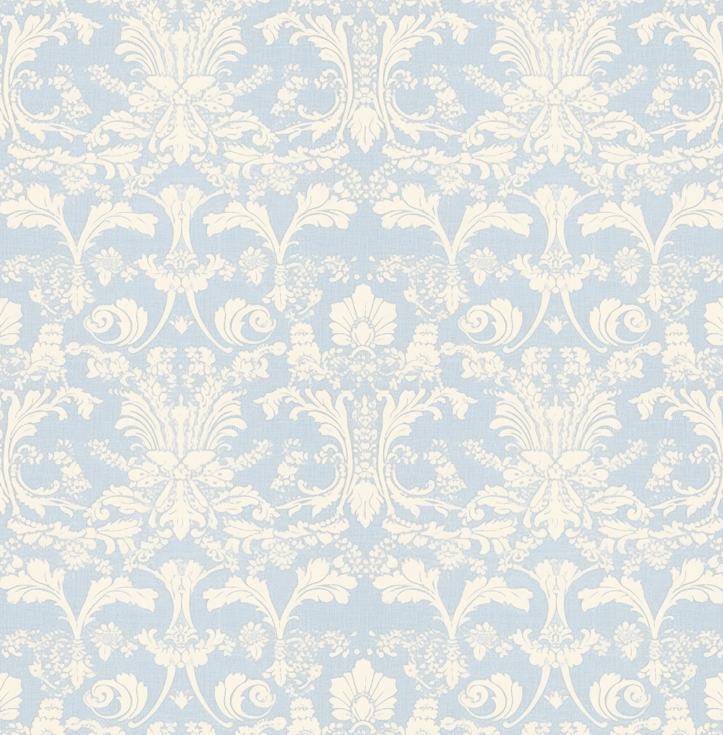 Victorian Blue Damask peel and stick wallpaper in US | RollsRolla