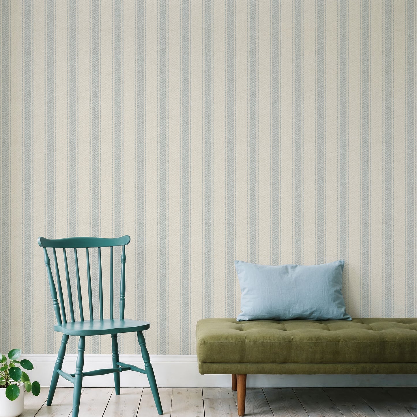 Cool Blue Stripe