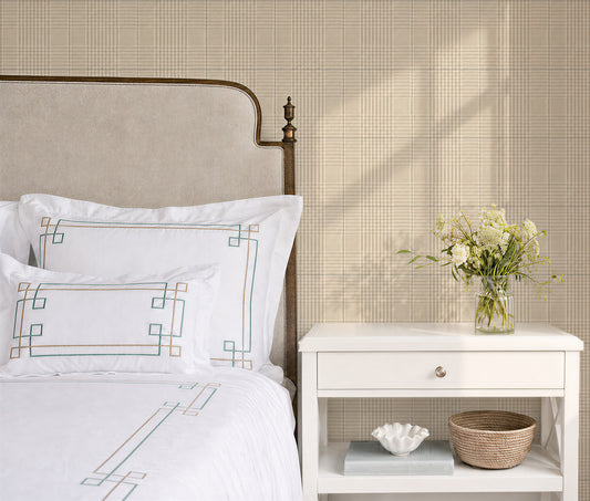 Puppytooth Plaid Beige