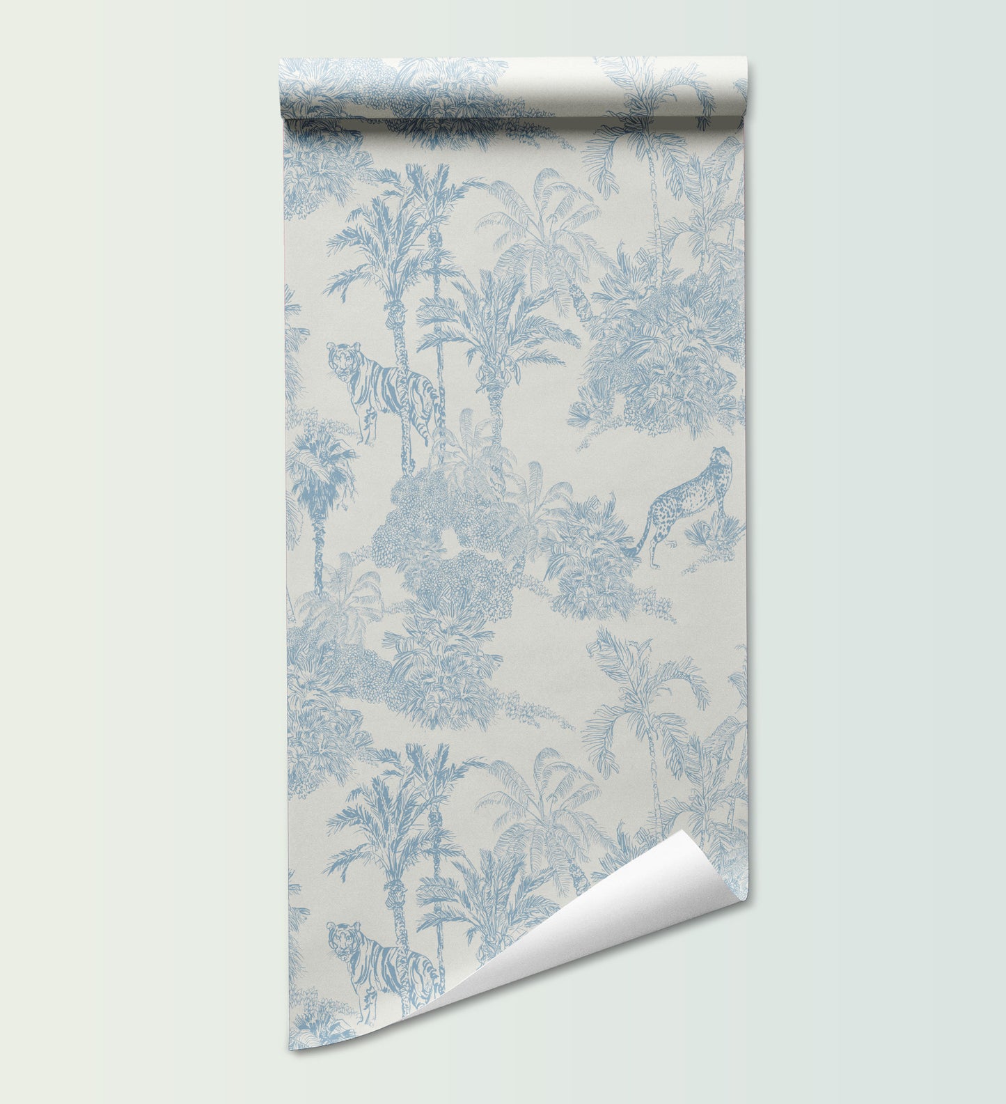  blue toile de jouy peel and stick removable wallpaper
