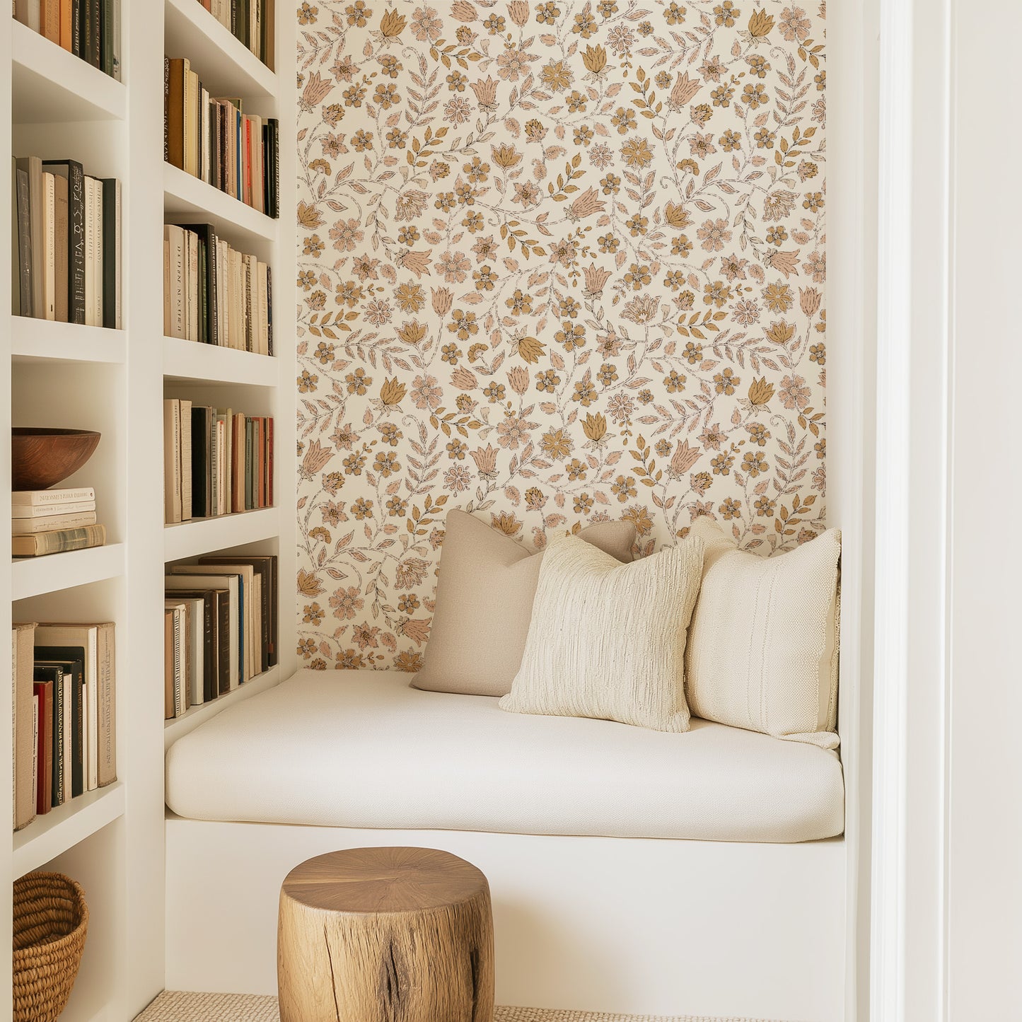 boho floral wallpaper RollsRolla nursery