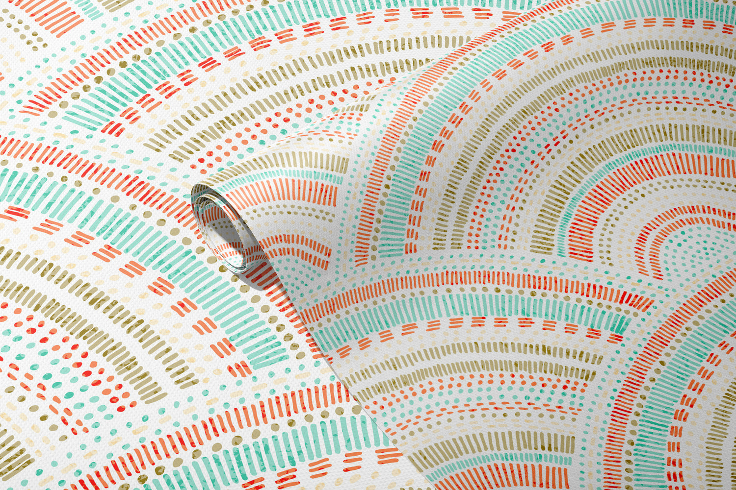 boho colorful peel and stick wallpaper