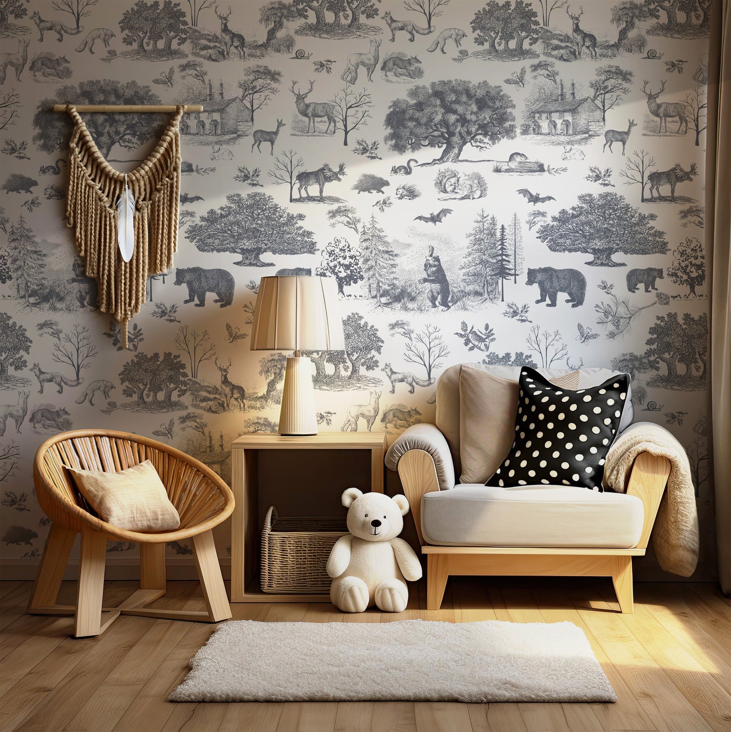 farmhouse vintage peel and stick wallpaper  