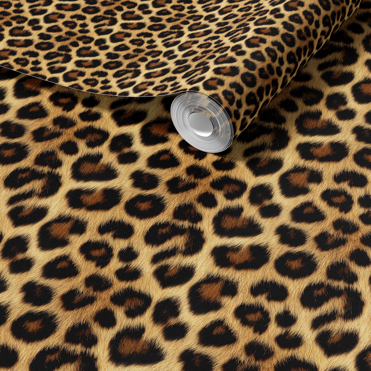 RollsRolla Leopard animal print peel and stick wallpaper