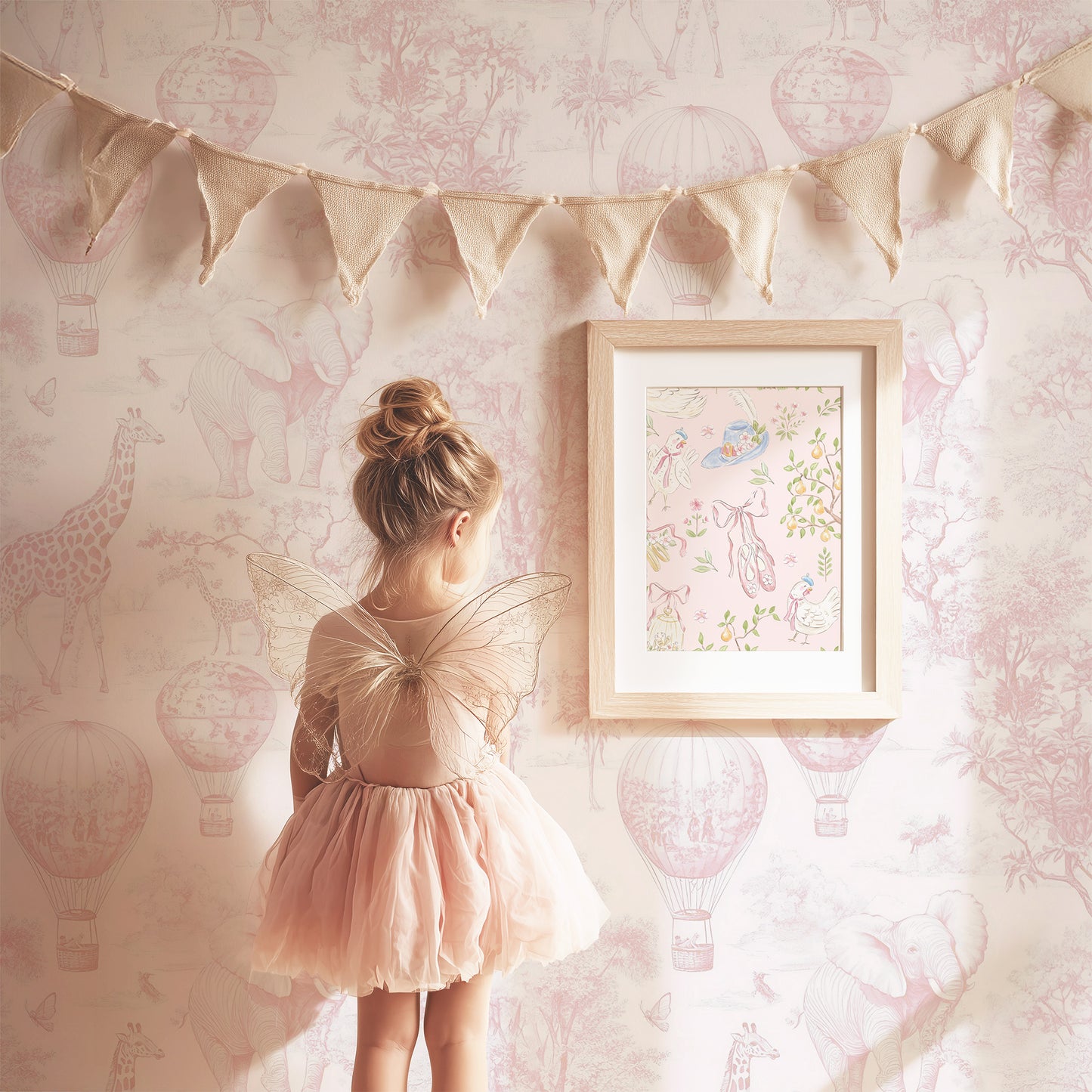 Pink Jungle Toile