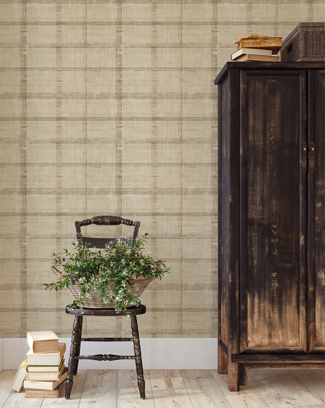 Bathroom Peel and Stick Wallpaper Works on Textured Walls and Tiles