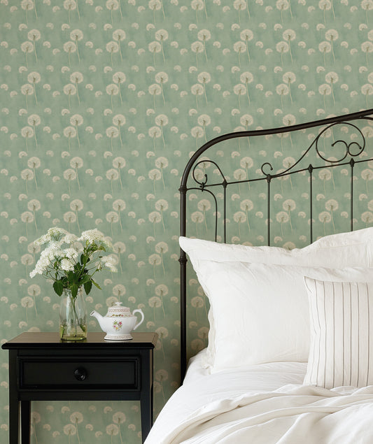 RollsRolla Sage Green Peel and Stick Wallpaper