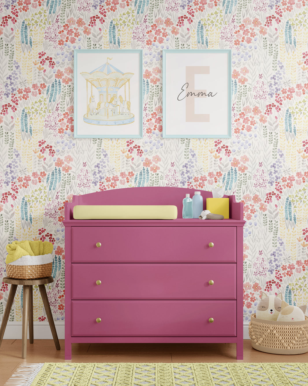 Bathroom Peel and Stick Wallpaper Works on Textured Walls and Tiles